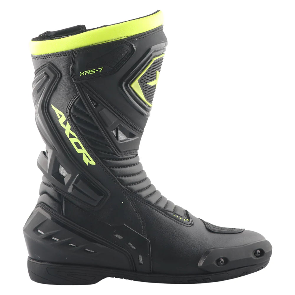 Axor Slipstream PRO Riding Boots - Black Neon Green