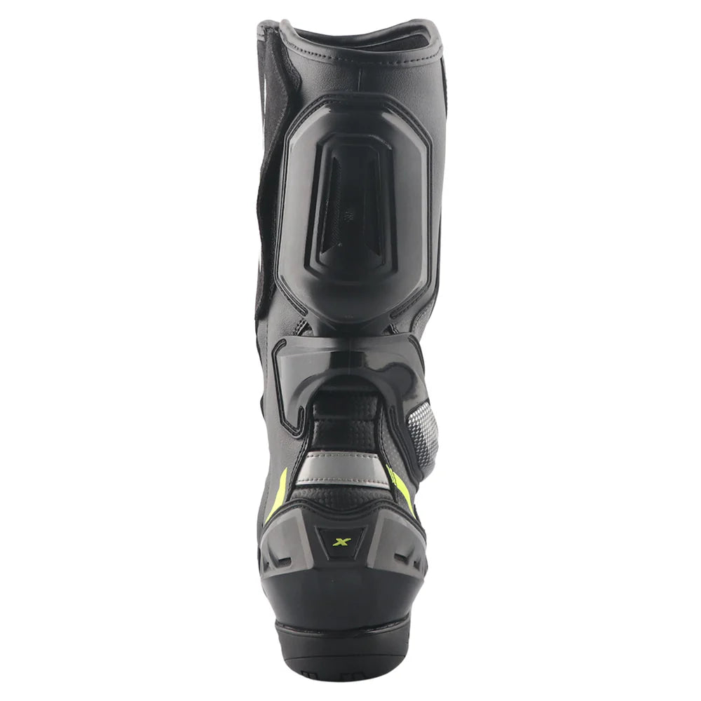 Axor Racer Tec Riding Boots - Black Neon Green