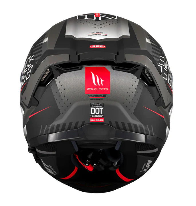 MT Thunder4 SV Luminence Helmet - D1 Gloss Black