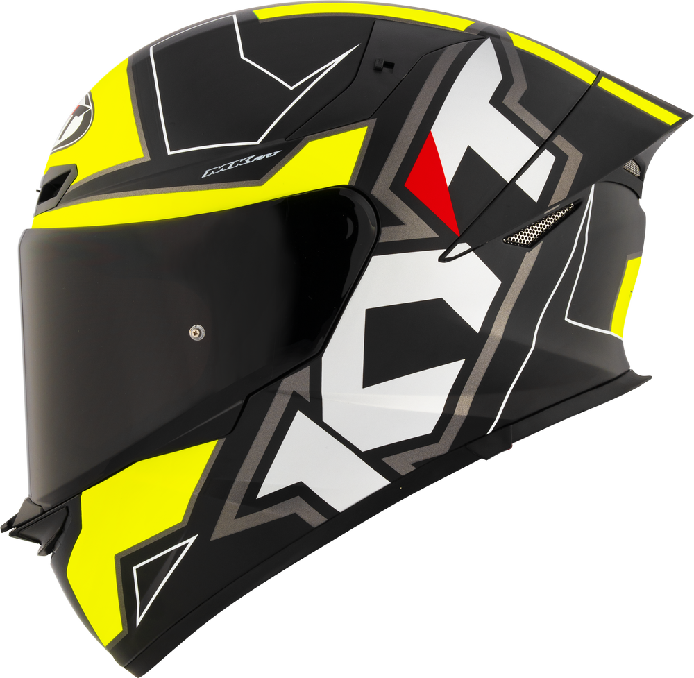 KYT TT-Revo Electron Helmet - Matt Black Yellow