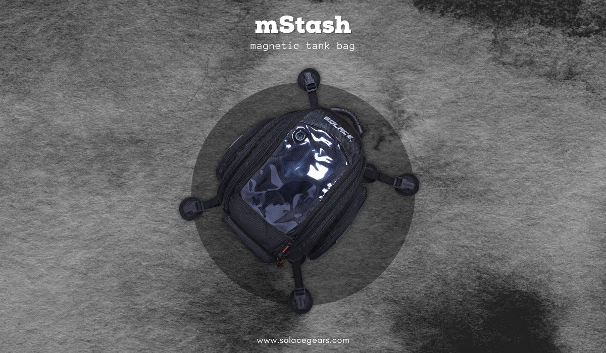 SOLACE LUGGAGE MSTASH MAGNETIC TANK BAG