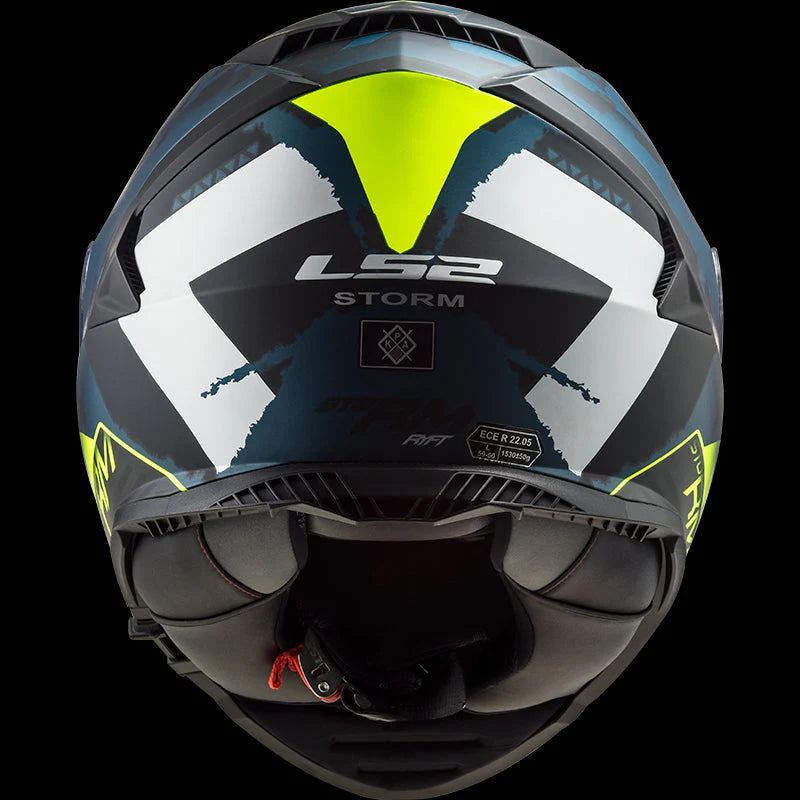LS2 FF800 Storm 2 Sprinter Helmet - M. Silver Cobalt