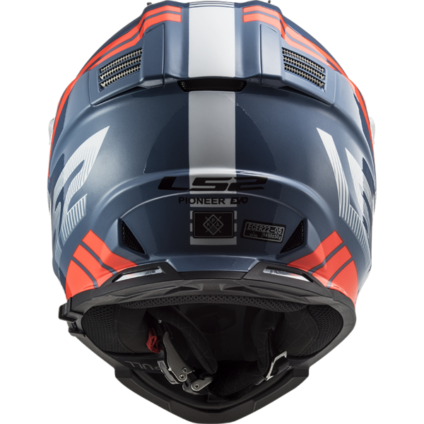 LS2 MX436 PIONEER EVO EVOLVE HELMET - WHITE COBALT