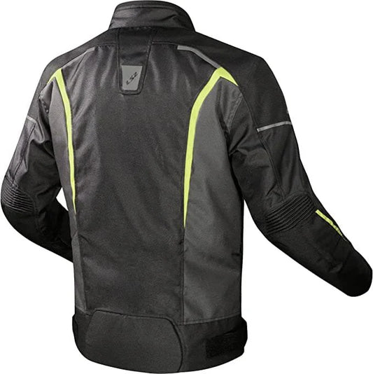 LS2 Sepang CE Class A Certified Jacket - Black Grey Hi-Viz Yellow