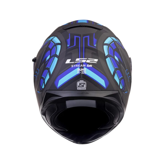 LS2 FF320 Stream Evo Zuko Helmet - Black Blue