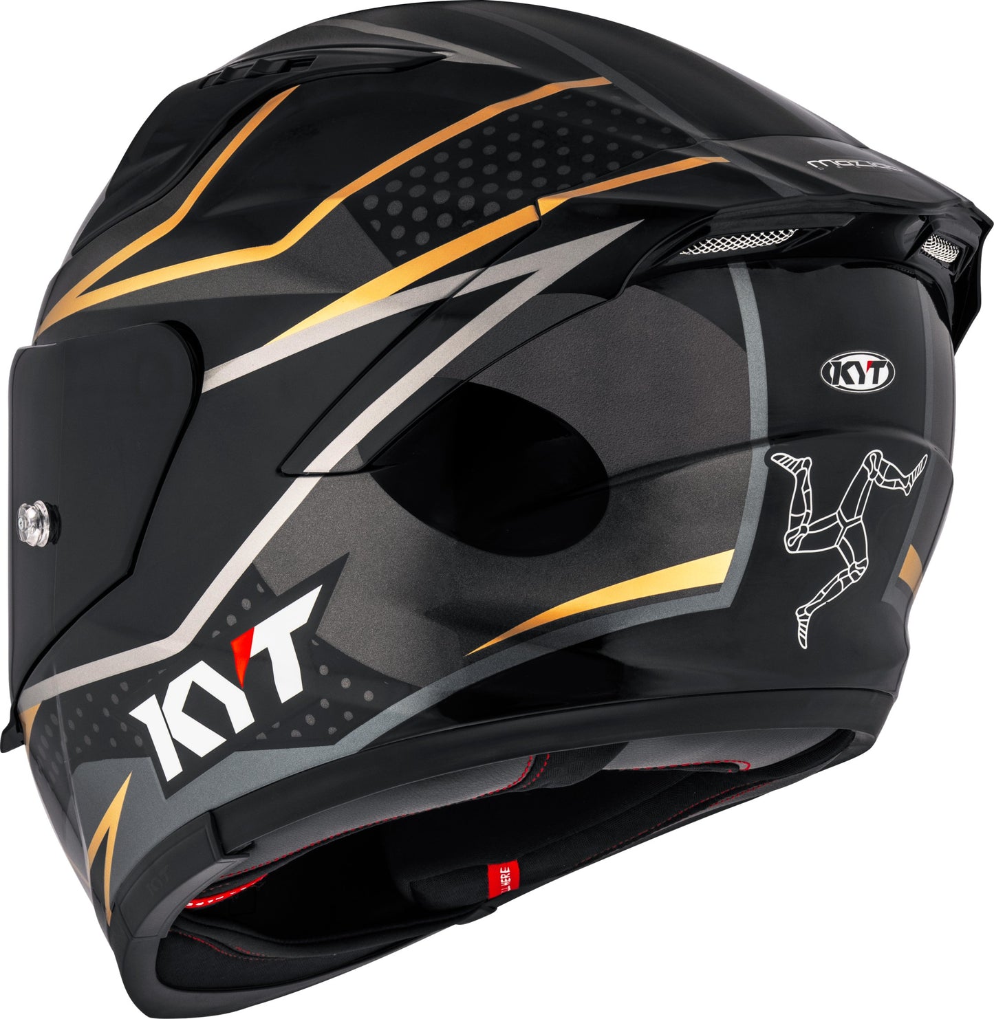 KYT Striker SV Davo Replica Gold Helmet