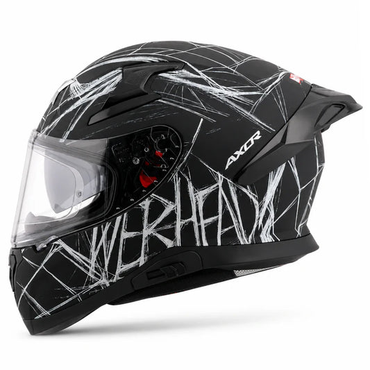 AXOR Apex Marvel Spider Man Edition Helmet - DULL BLACK WHITE