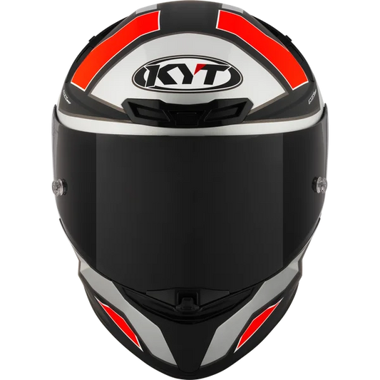 KYT TT-Revo Electron Helmet - Matt Grey Red