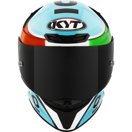 KYT TT-Revo Leopard Replica Tricolore Helmet