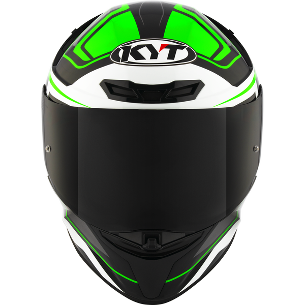 KYT TT-Revo Overtech Helmet - Black Green