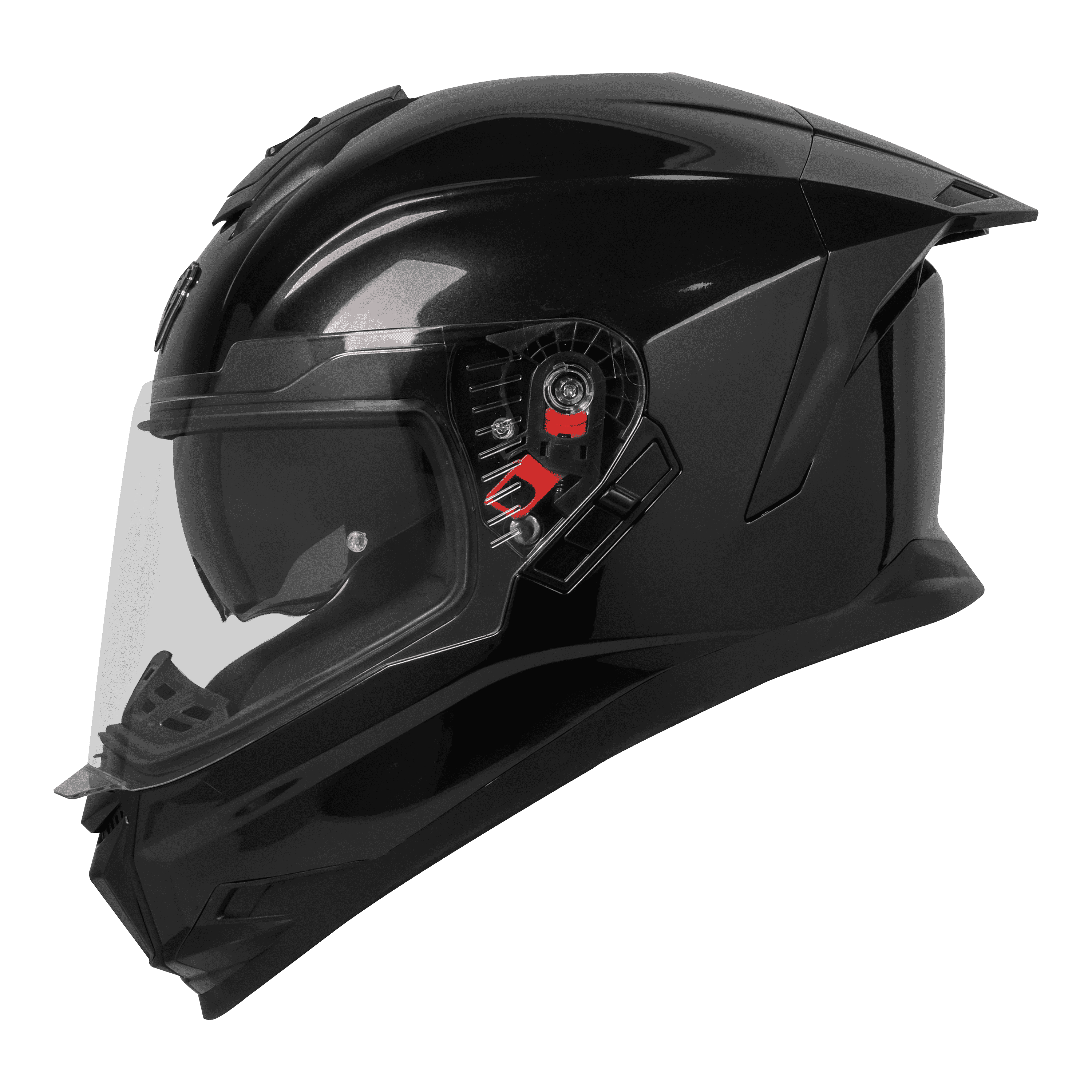 STEELBIRD SBH 57 ISS FIGHTER HELMET GLOSSY BLACK Motorizzr steelbird-sbh-57-iss-fighter-helmet-glossy-black-motorizzr