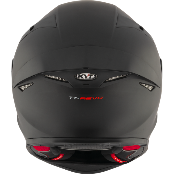 KYT TT Revo Plain Helmet - Matt Black