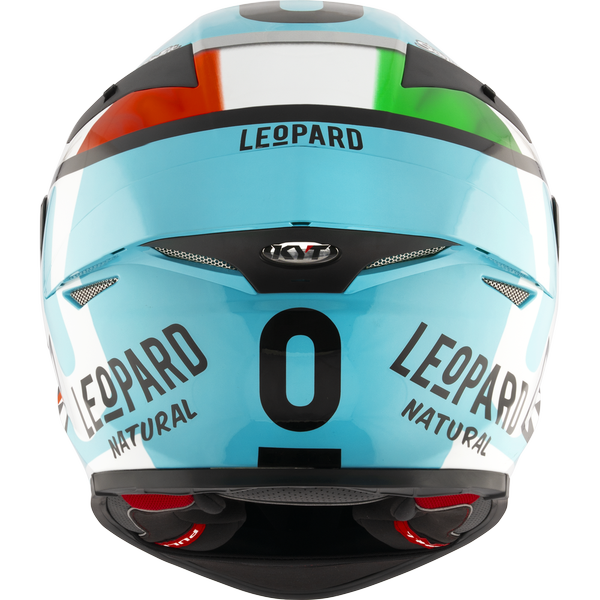 KYT TT-Revo Leopard Replica Tricolore Helmet