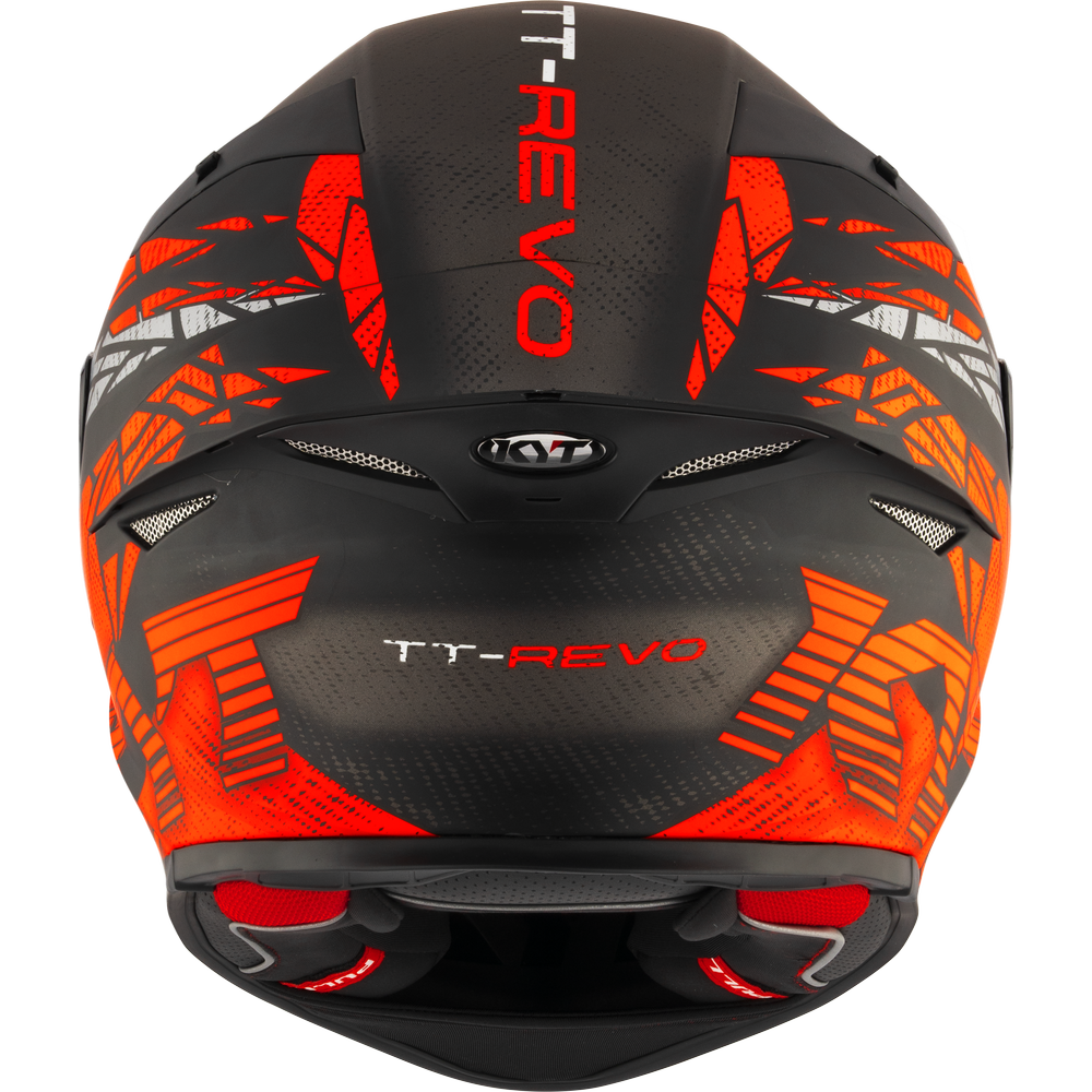 KYT TT-Revo Combustion Helmet - Matt Red