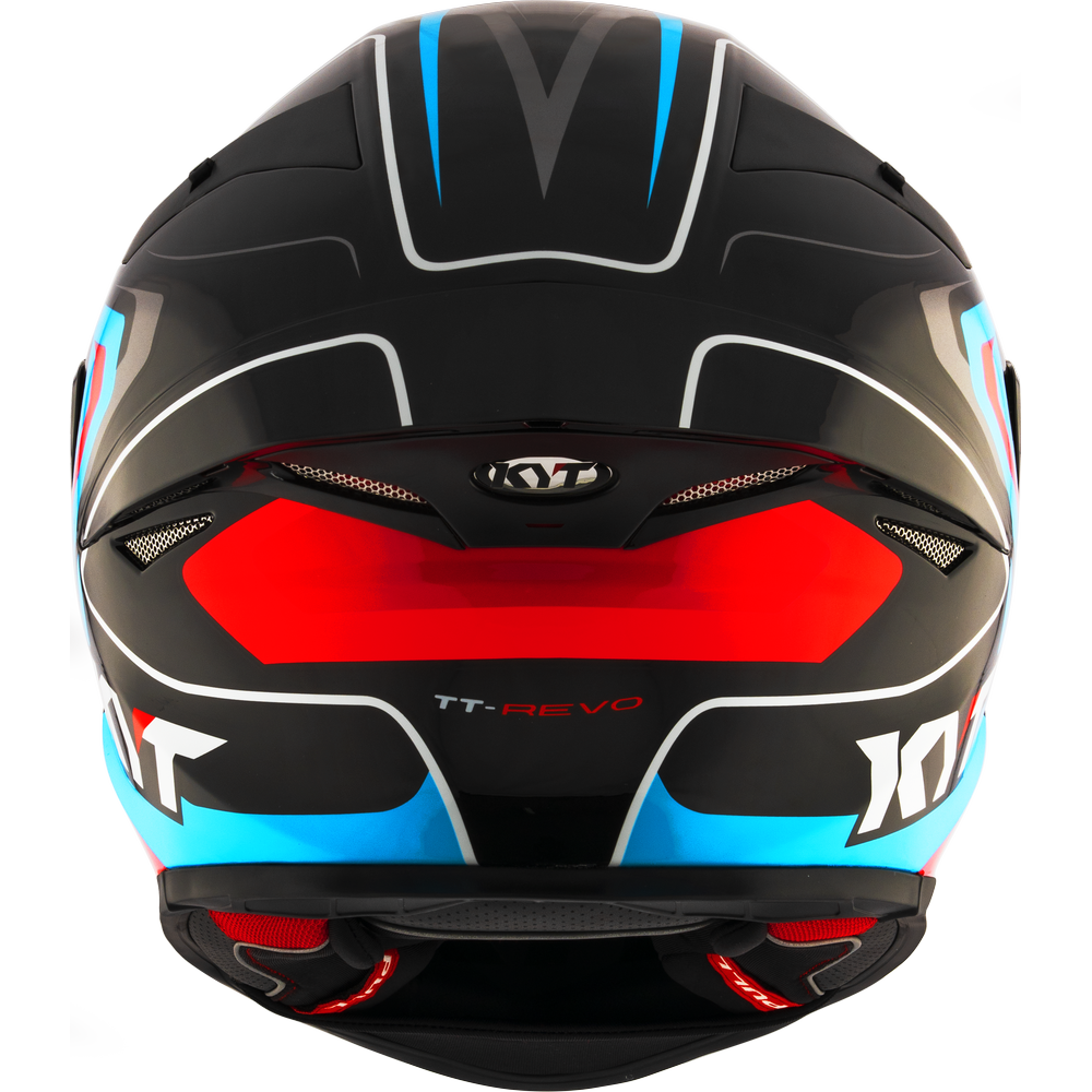KYT TT-Revo Overtech Helmet - Black Fuxia