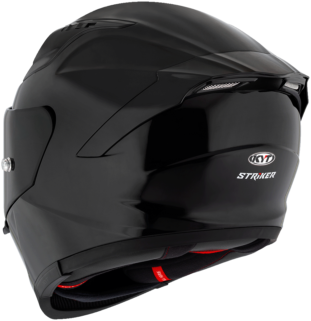 KYT Striker Plain Helmet - Gloss Black