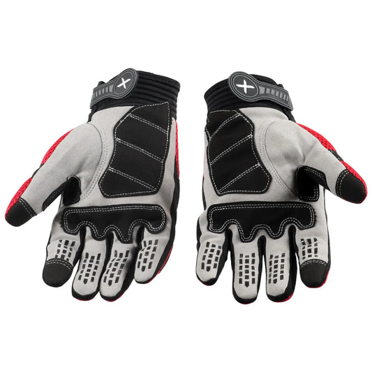 Axor Airstream Riding Gloves - Black Red