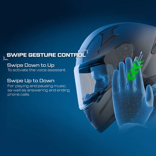 Axor X Altor Apex Smart Bluetooth Helmet - Black