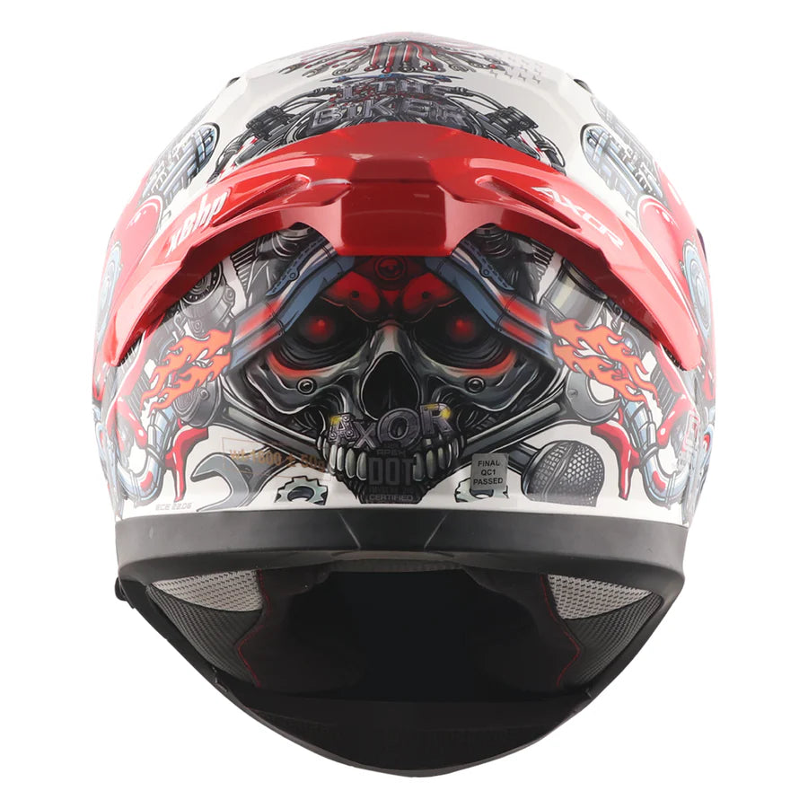 Axor XBHP Bionic Helmet - White Red