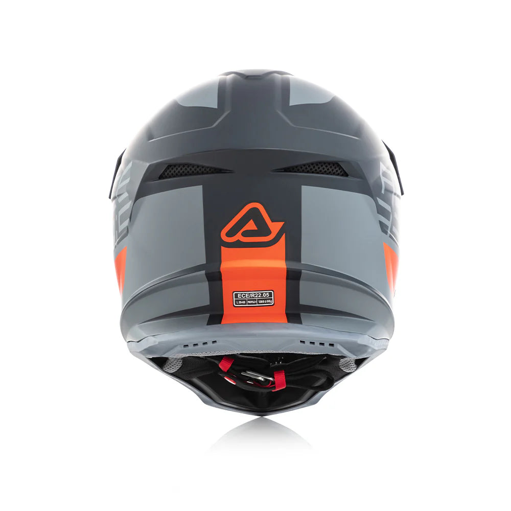 Acerbis Profile 4 Motocross Riding Helmet - Black Orange