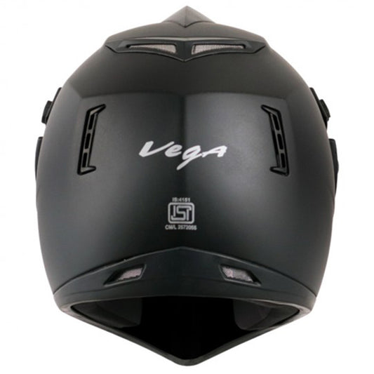 Vega Off Road DV Helmet - Dull Black