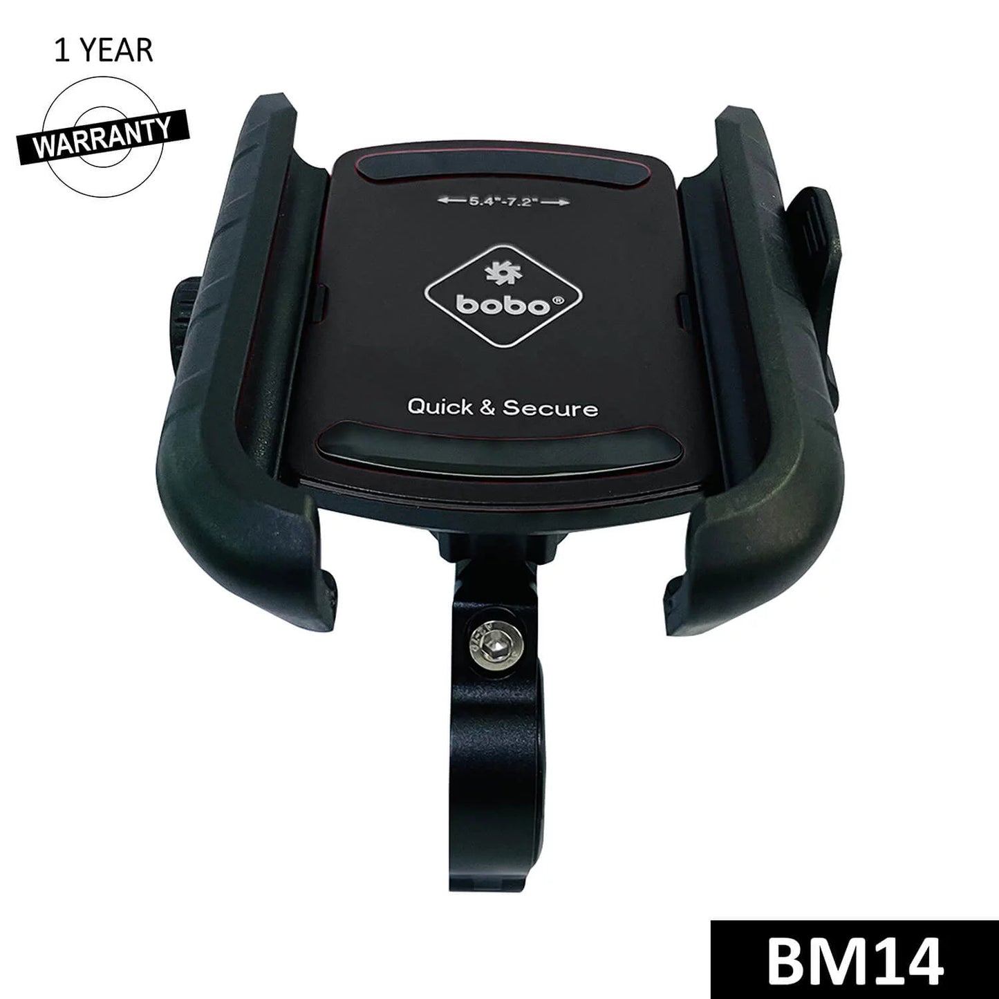 BOBO BM14 Quick Release Enhanced BM4 Bike Cycle Phone Holder Motorcycle Mobile Mount