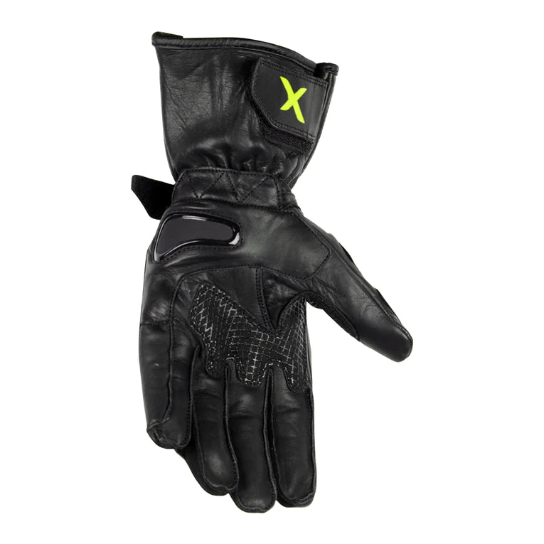 AXOR LYCAN RIDING GLOVES - BLACK NEON YELLOW