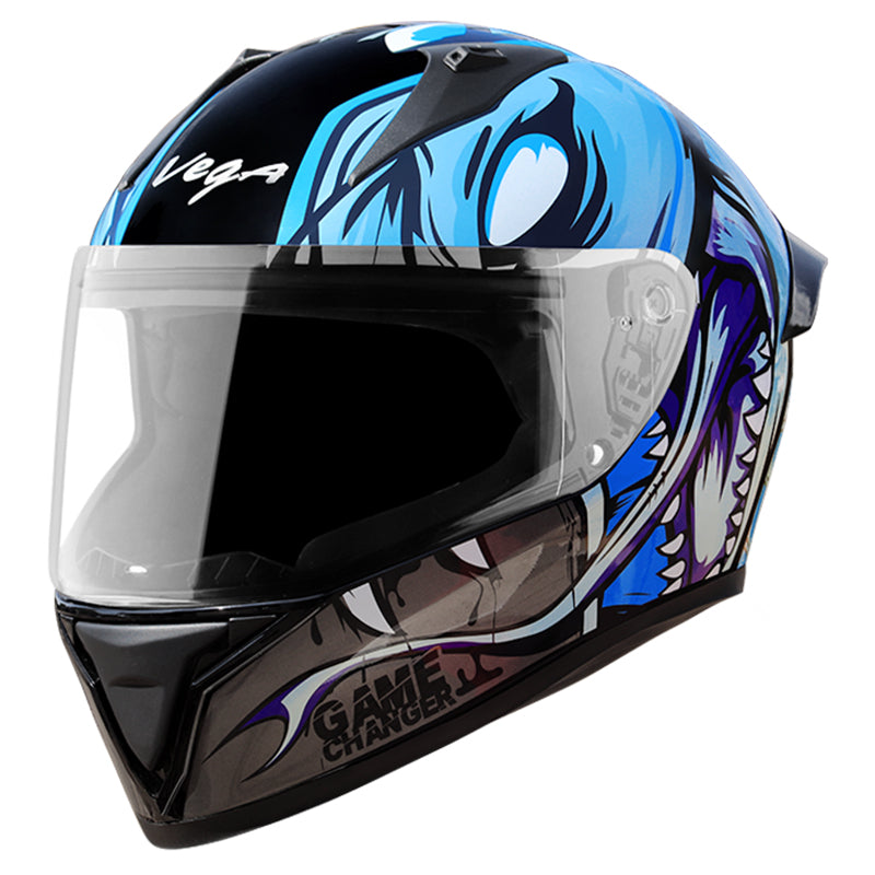 Vega Bolt Game Changer Helmet - Black Blue