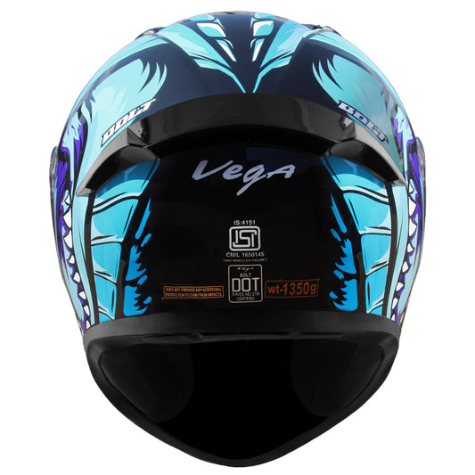 Vega Bolt Game Changer Helmet - Black Blue