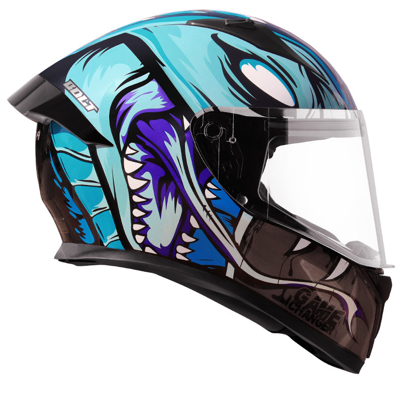 Vega Bolt Game Changer Helmet - Black Blue