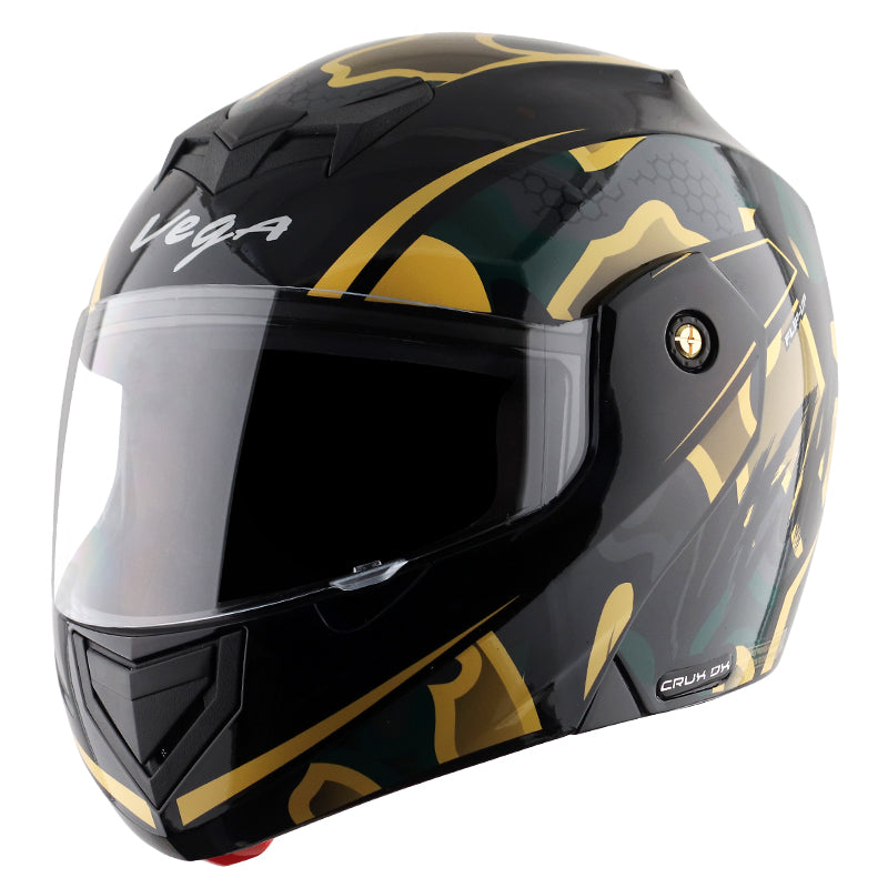 Vega Crux DX Fighter Helmet - Black Desert Storm