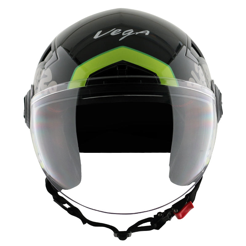 Vega Blaze DX BZ2 Helmet - Black Neon Yellow