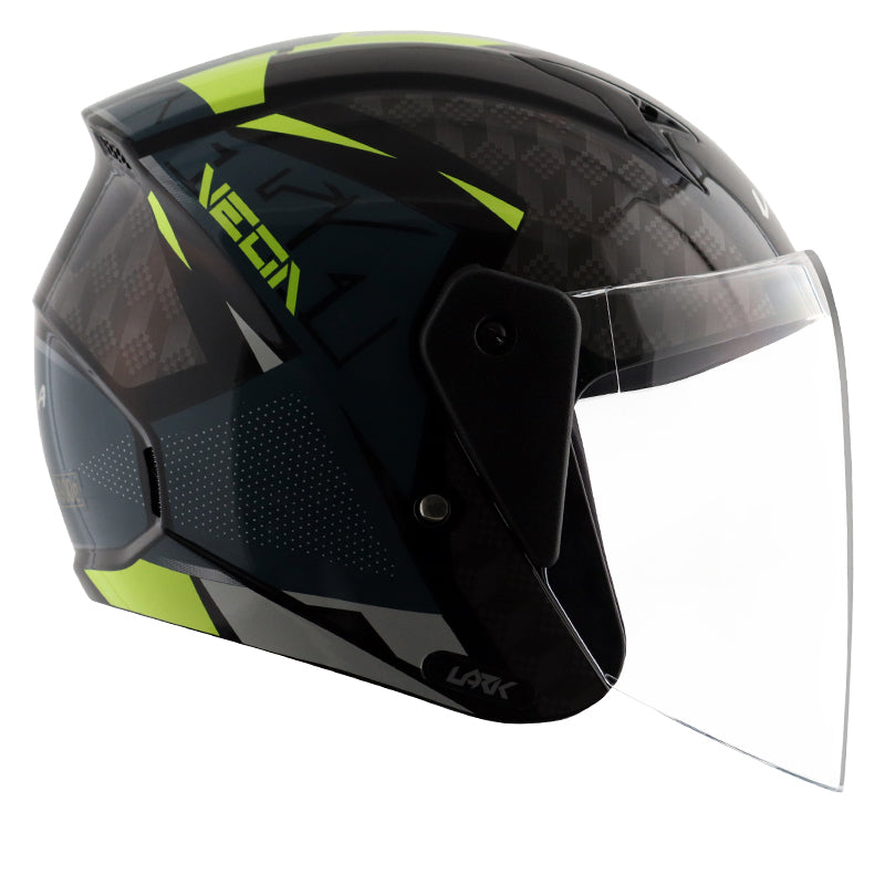Vega Lark Twist Helmet - Black Neon Yellow