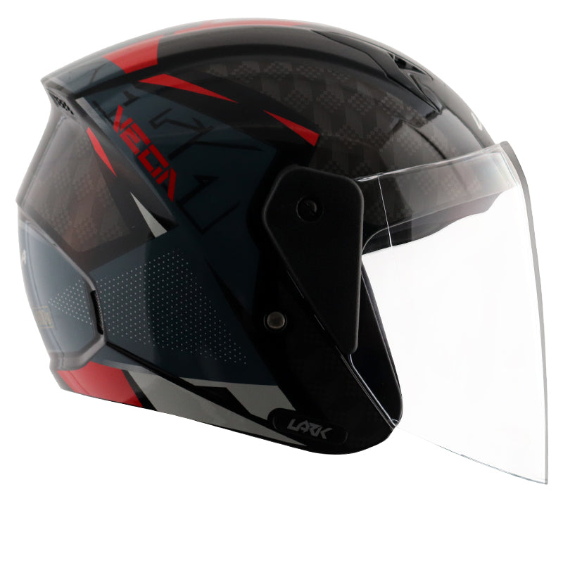 Vega Lark Twist Helmet - Black Red