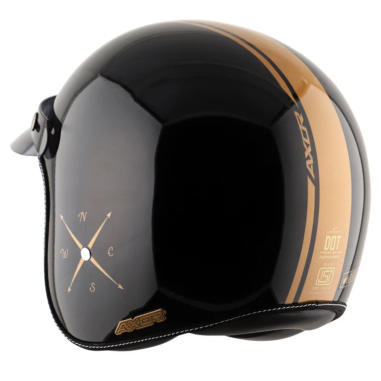 Axor Retro Jet Euro Globe Helmet - Black