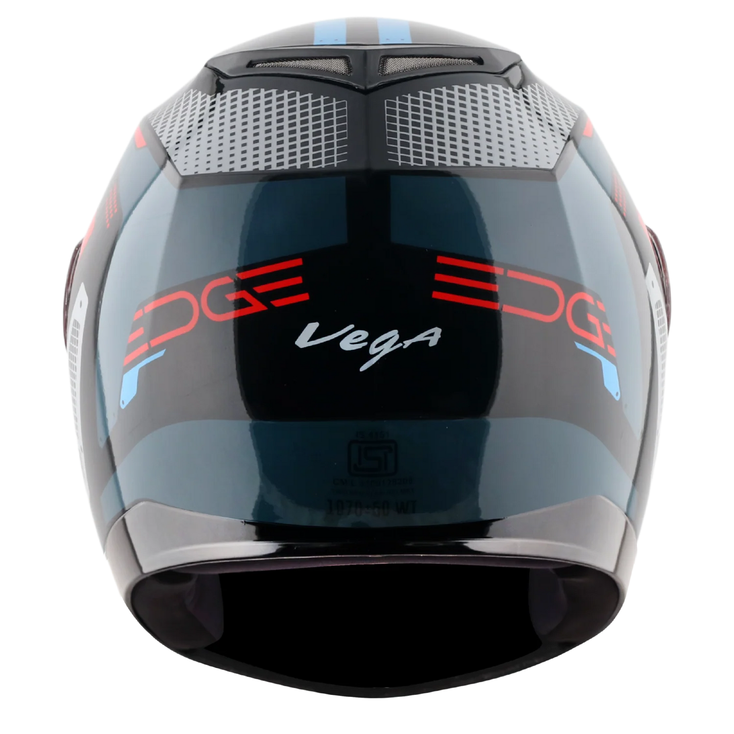 Vega Edge DX Passion Helmet - Black Blue