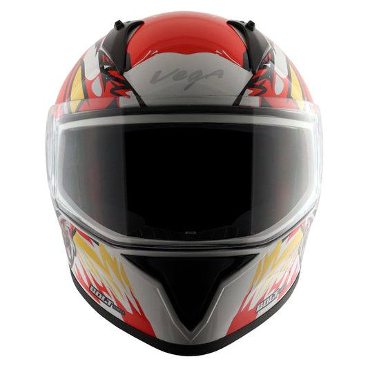 Vega Bolt Bunny Helmet - White Orange