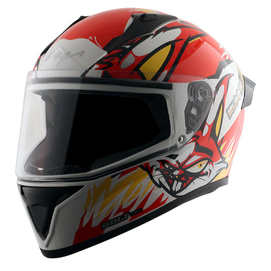 Vega Bolt Bunny Helmet - White Orange