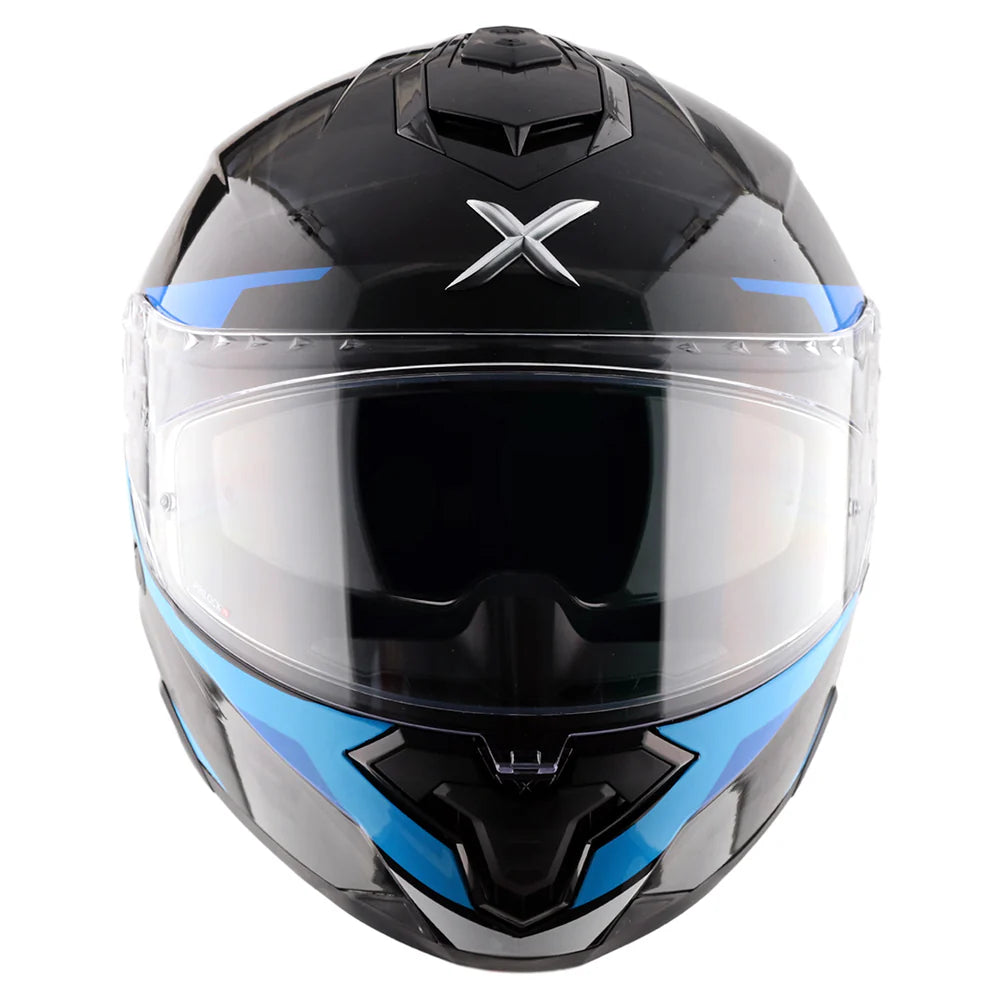 AXOR Brutale Krytic Dual Spoiler Helmet - BLACK BLUE
