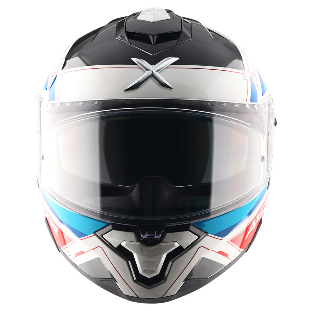 AXOR Brutale Ryden Dual Spoiler Helmet - WHITE RED
