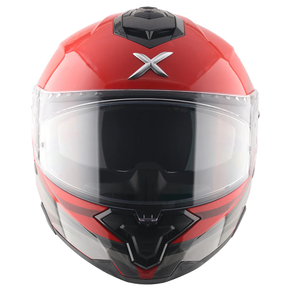 AXOR Brutale Surges Dual Spoiler Helmet - RED GREY