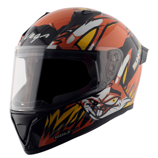 Vega Bolt Bunny Helmet - Black Orange