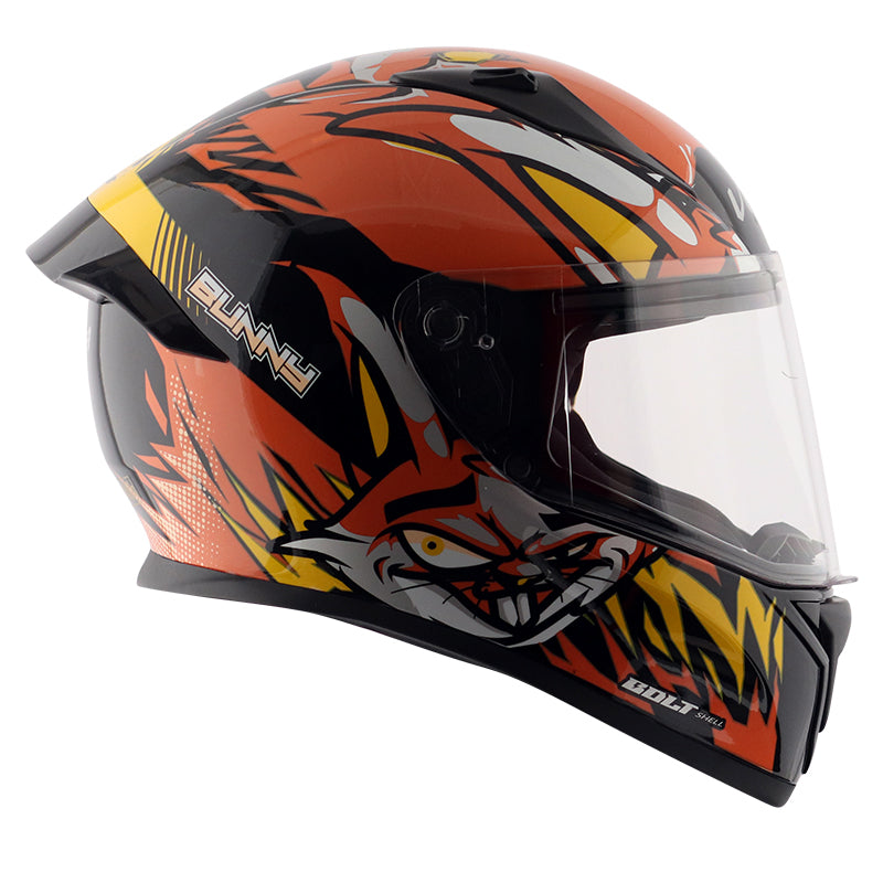 Vega Bolt Bunny Helmet - Black Orange