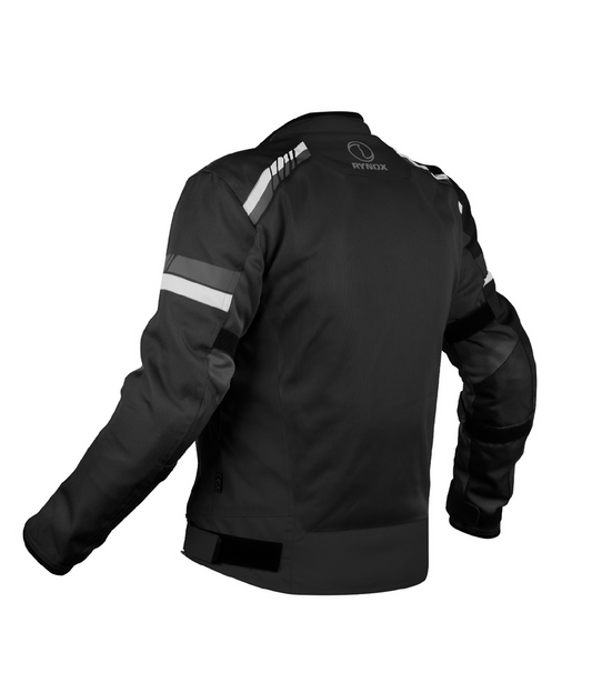 RYNOX AIR GT 4 JACKET - Black White