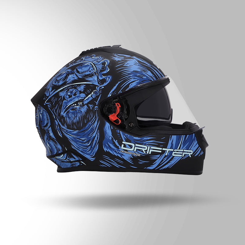 STUDDS DRIFTER D3 HELMET - MATT BLACK GREY N1