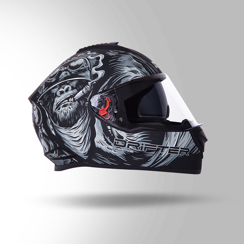 STUDDS DRIFTER D3 HELMET - BLACK GREY