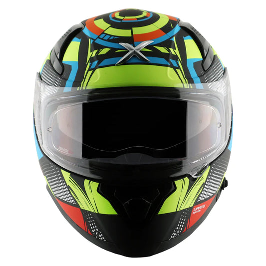 AXOR APEX VIVID HELMET - DULL BLACK NEON YELLOW