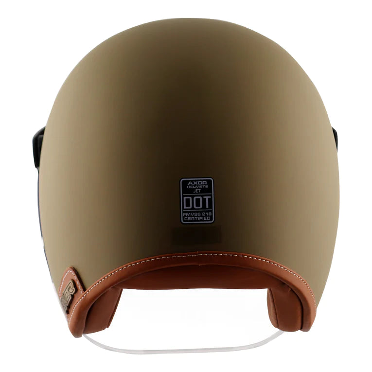 AXOR RETRO JET HELMET - DULL DESERT STORM