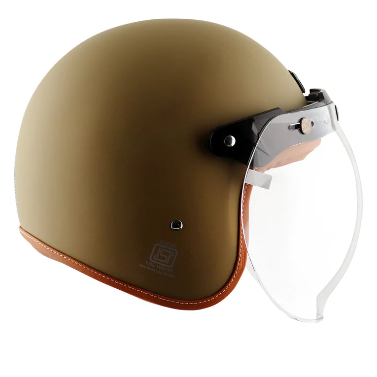 AXOR RETRO JET HELMET - DULL DESERT STORM