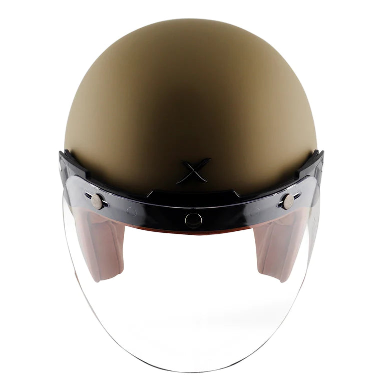 AXOR RETRO JET HELMET - DULL DESERT STORM